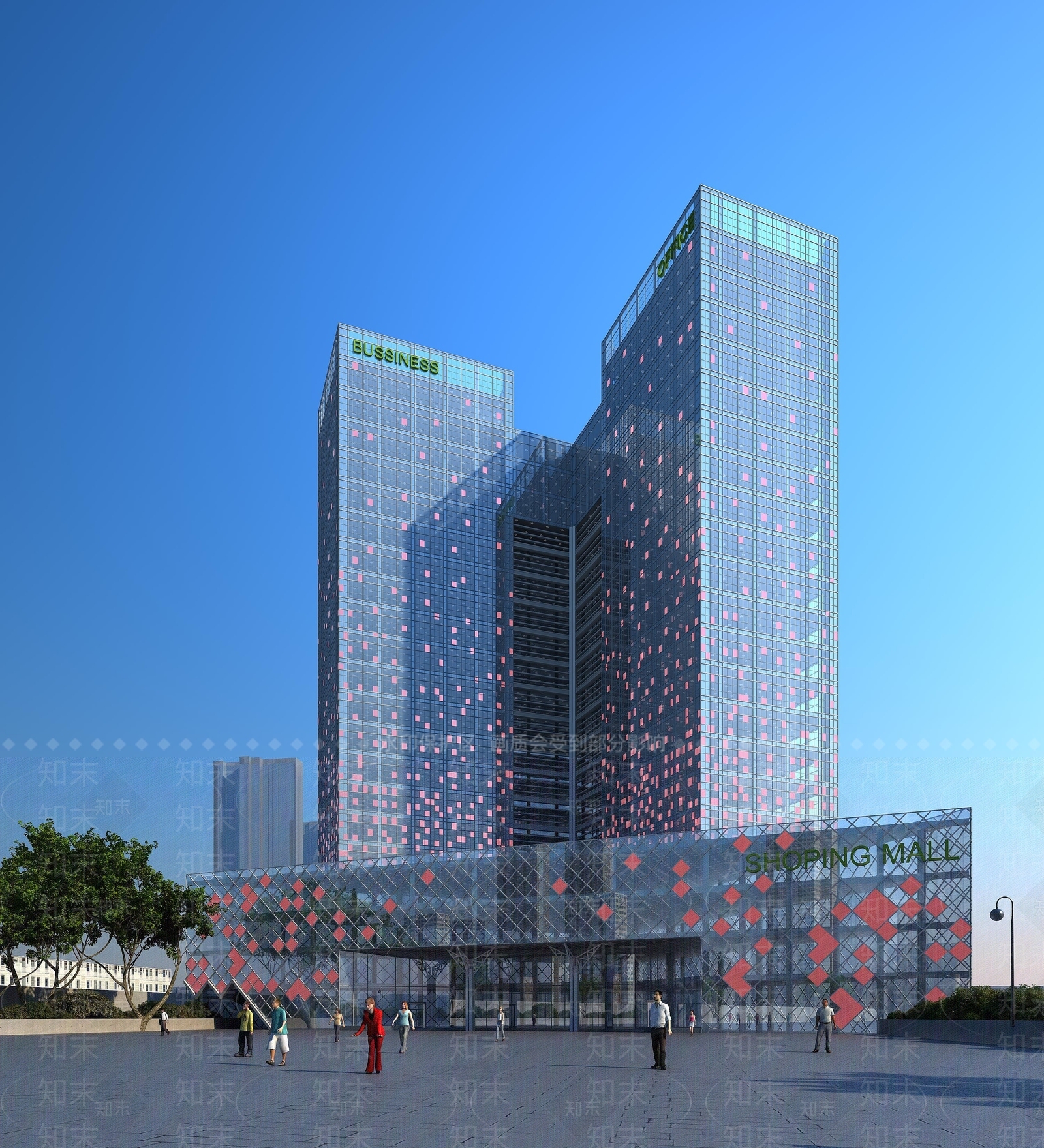 现代酒店商场3D模型下载【ID:1193413295】