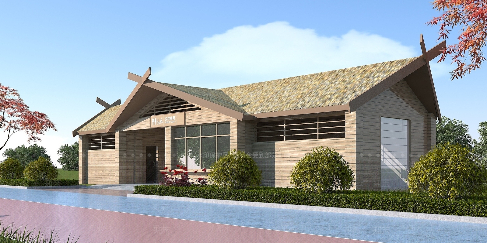 现代生态公厕3D模型下载【ID:1193415056】