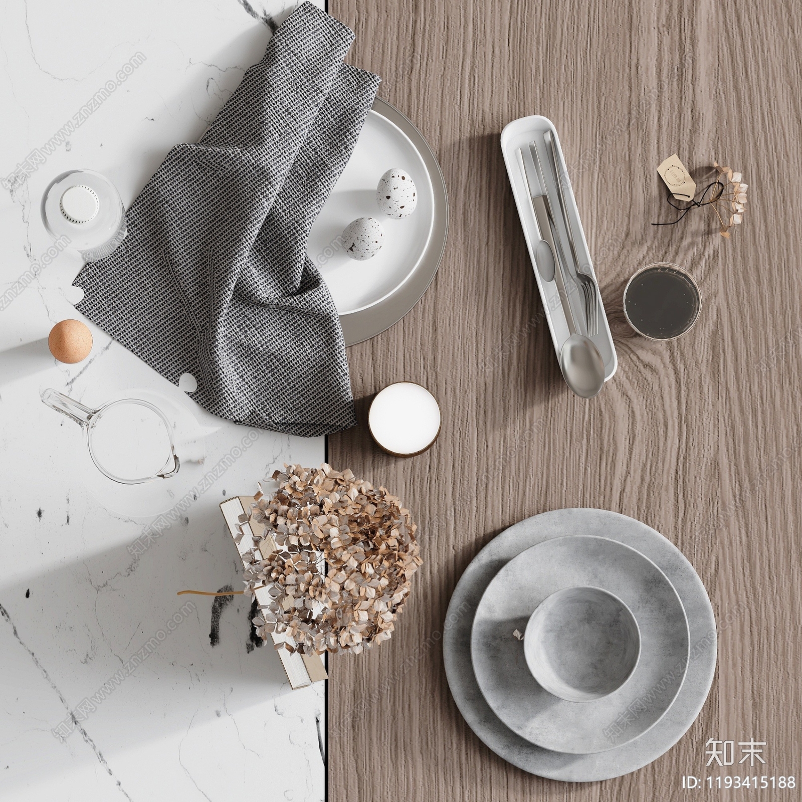 现代桌面饰品摆件摆设3D模型下载【ID:1193415188】