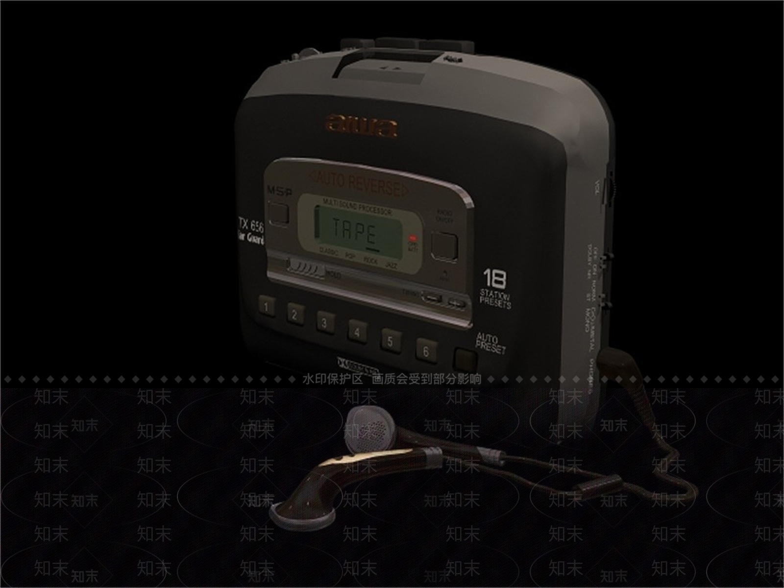 现代老式收音机3D模型下载【ID:1193416527】