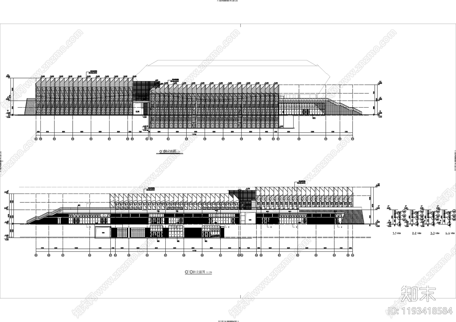 幕墙结构施工图下载【ID:1193418584】