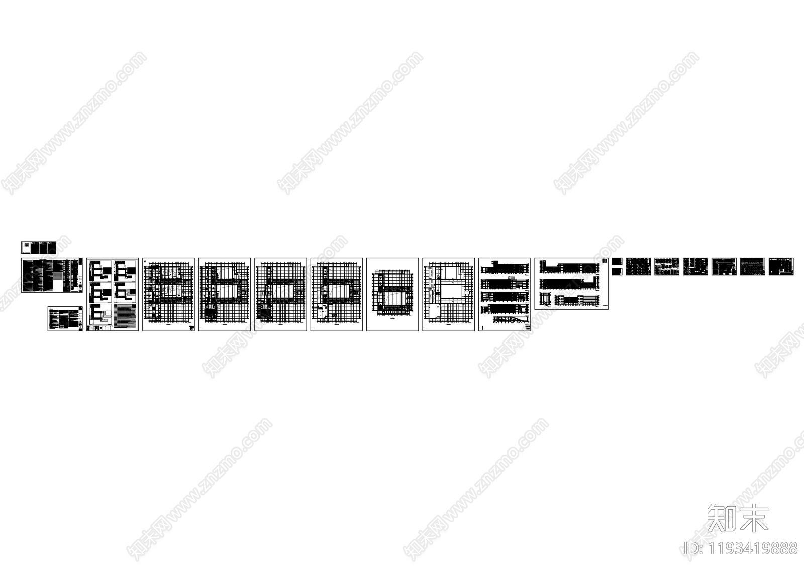 现代学校建筑cad施工图下载【ID:1193419888】