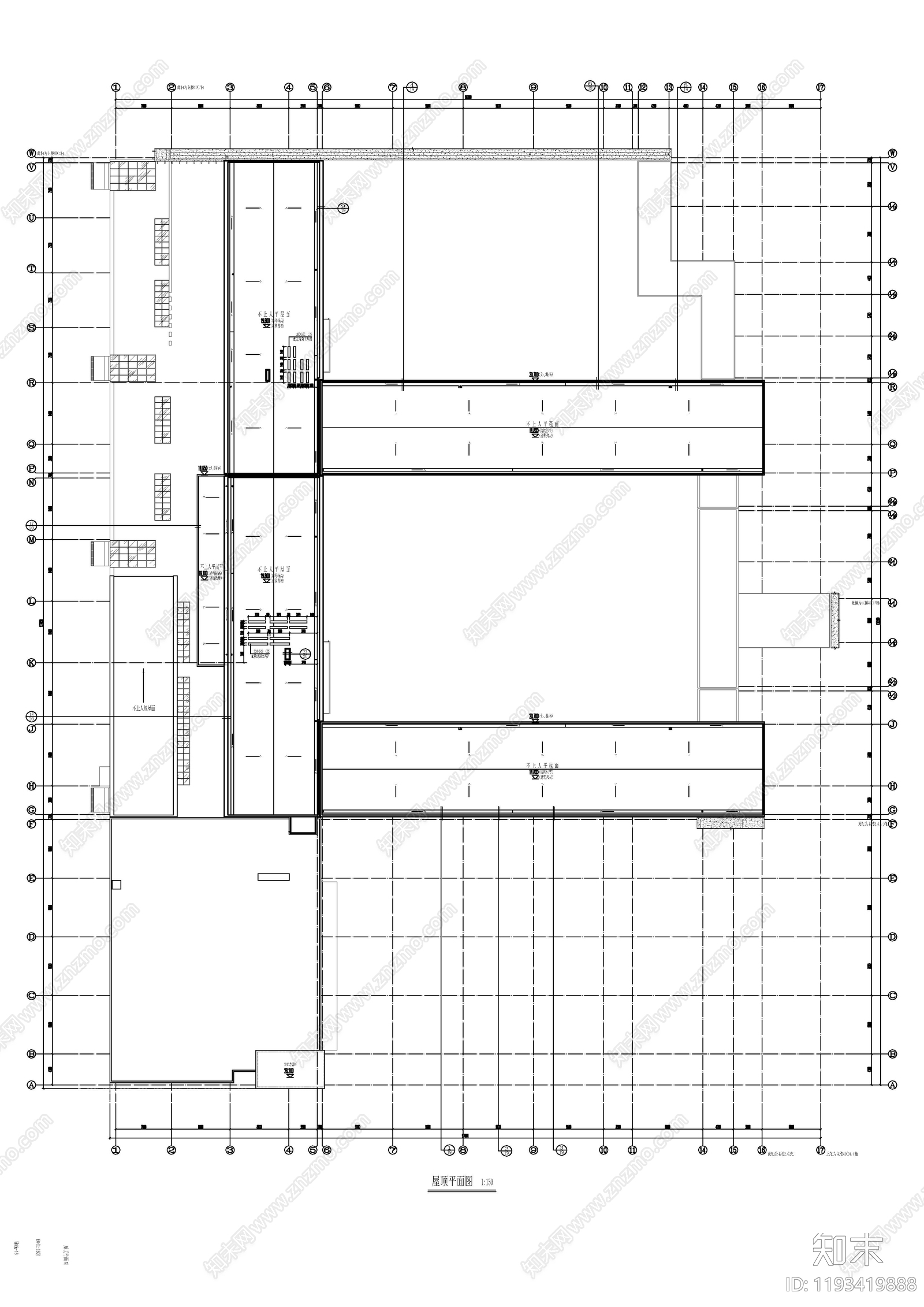 现代学校建筑cad施工图下载【ID:1193419888】