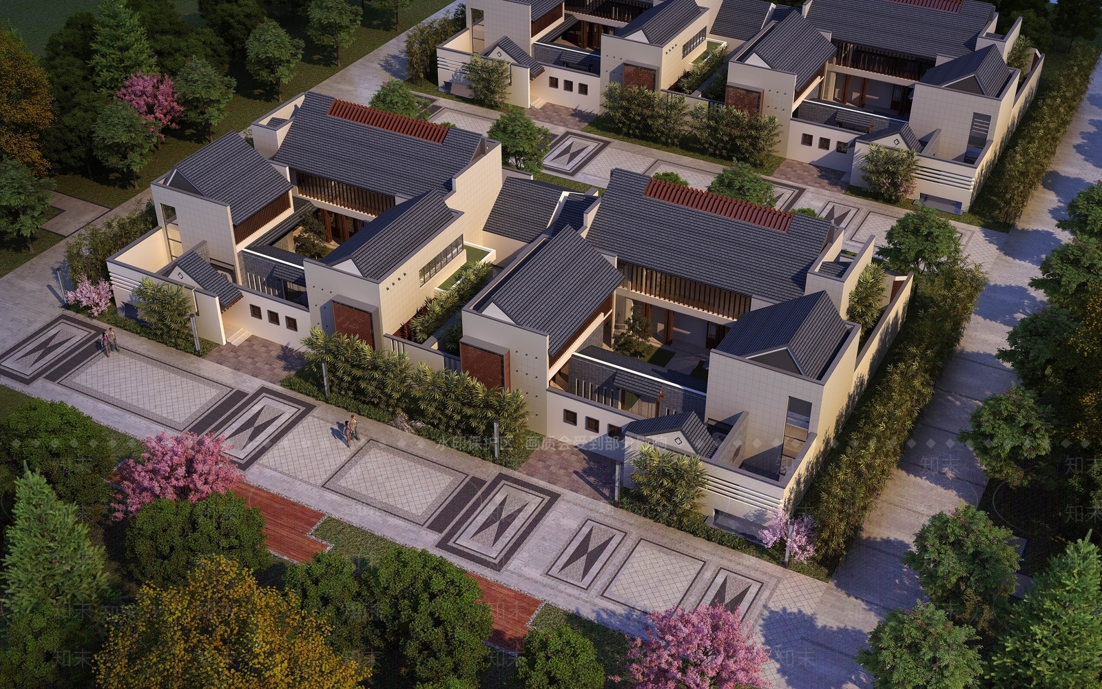 现代别墅3D模型下载【ID:1193423840】