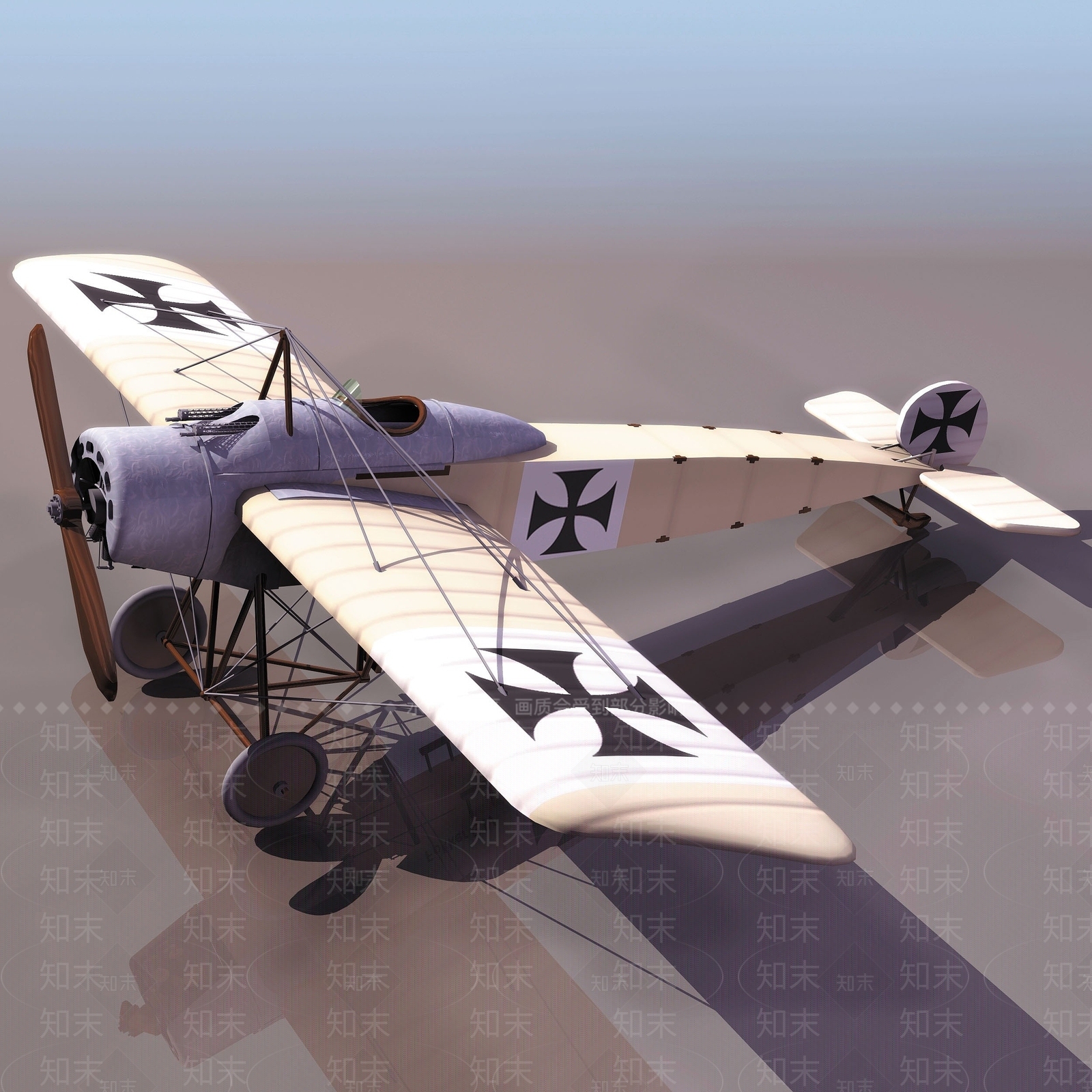 现代EINDKER一战飞机3D模型下载【ID:1193428016】