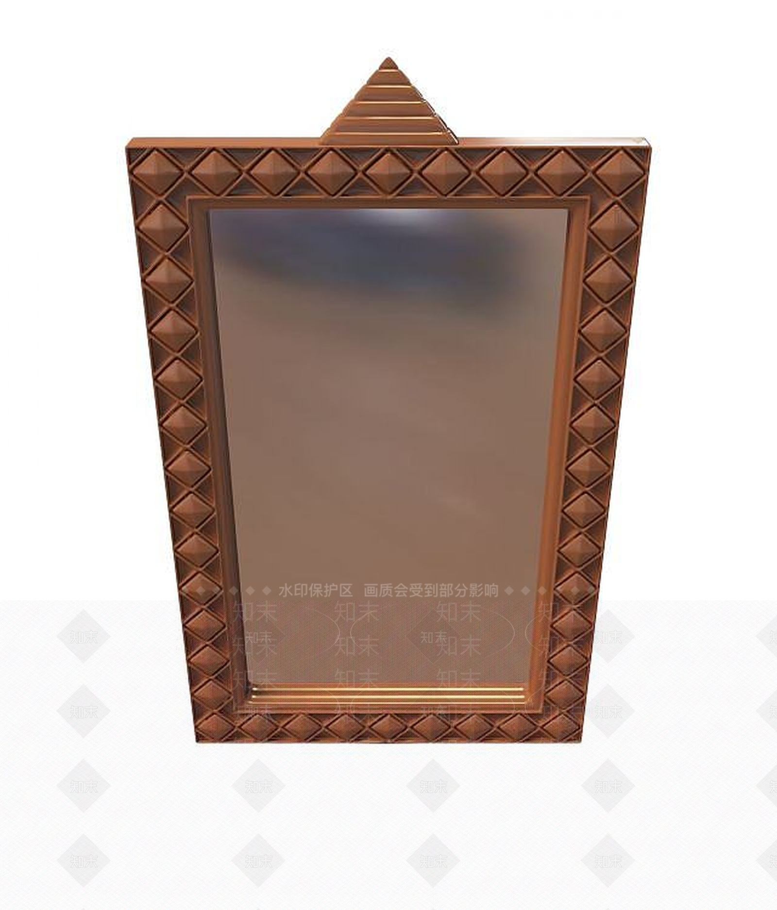 欧式古典欧式镜子3D模型下载【ID:1193432848】