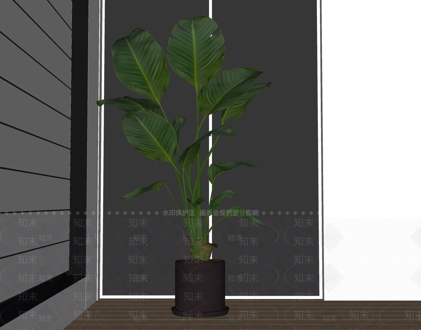 盆栽SU模型下载【ID:1193433476】