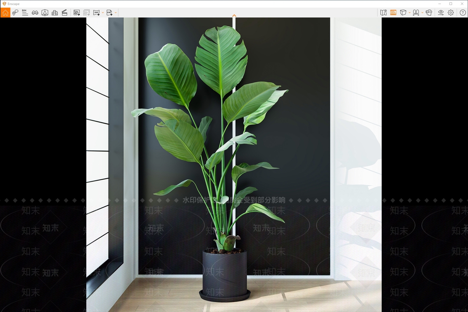 盆栽SU模型下载【ID:1193433476】