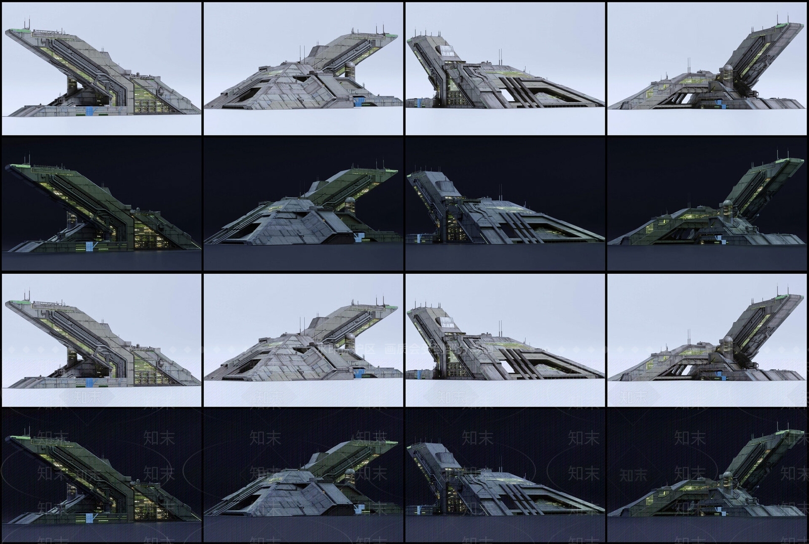 现代艺术风格建筑3D模型下载【ID:1193433844】