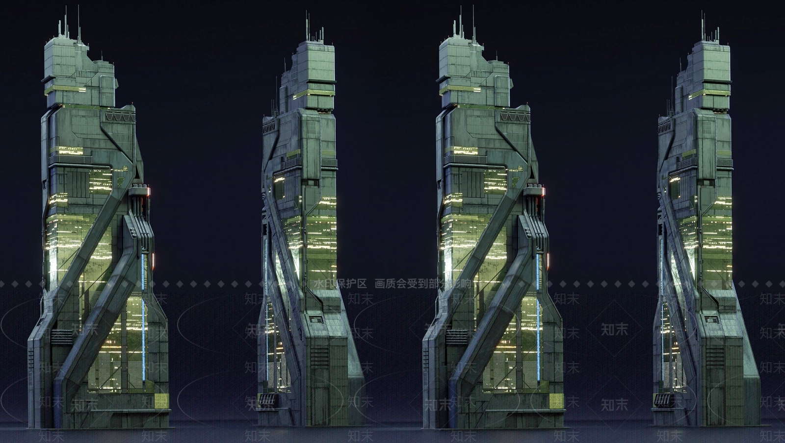 现代艺术风格建筑3D模型下载【ID:1193434043】