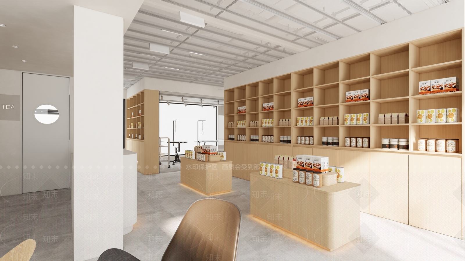 现代简约宠物店SU模型下载【ID:1193439344】