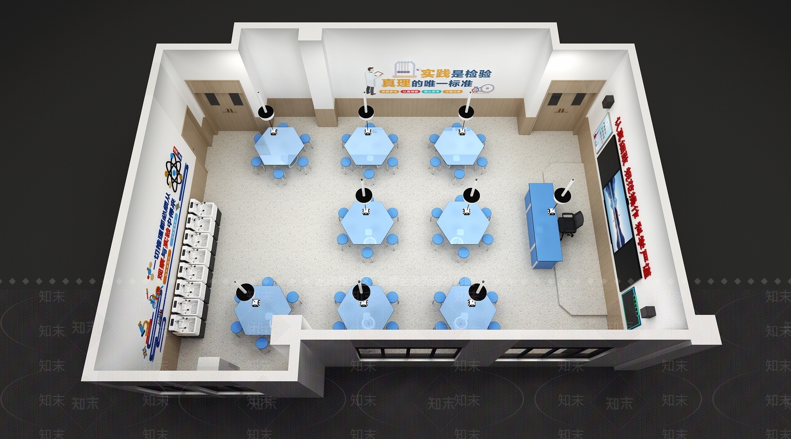 现代实验室3D模型下载【ID:1193452556】