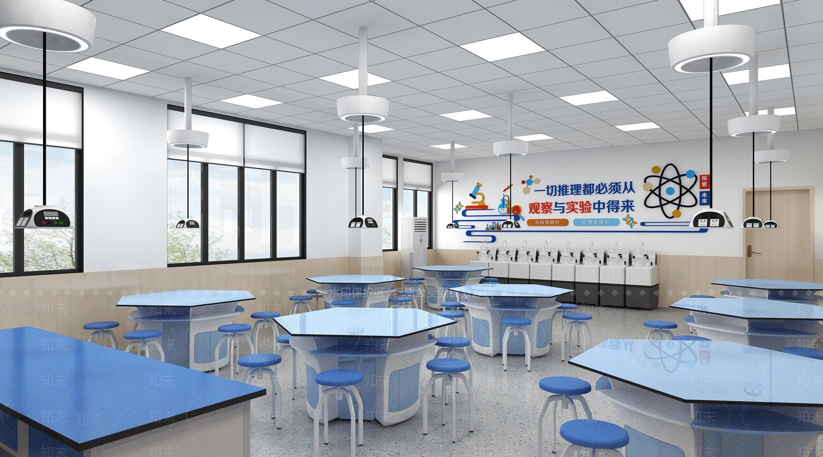现代实验室3D模型下载【ID:1193452556】