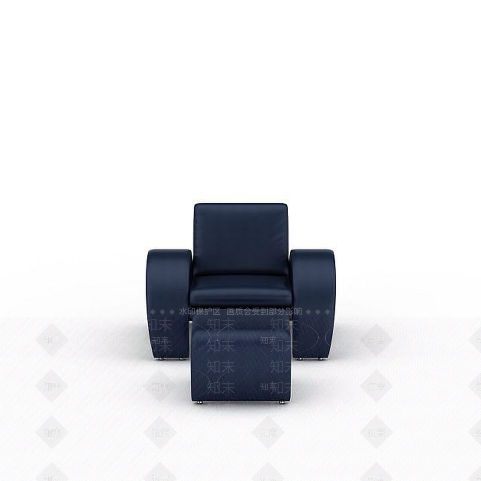 现代双人沙发3D模型下载【ID:1193453415】