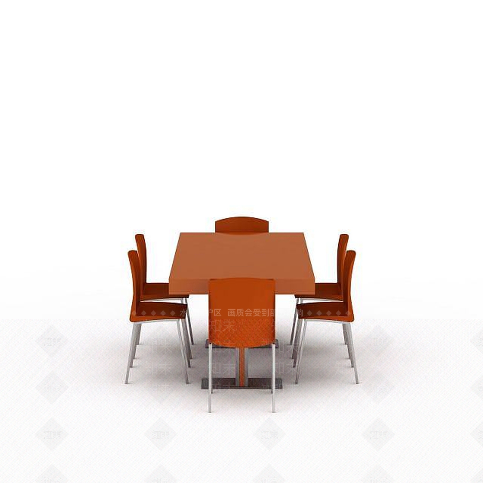 现代书桌椅3D模型下载【ID:1193453447】
