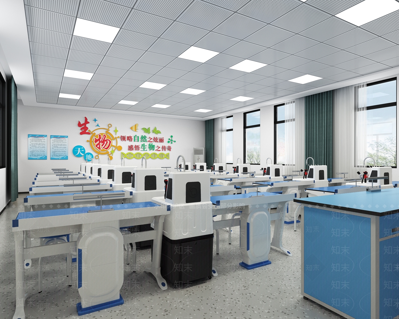 现代实验室3D模型下载【ID:1193453691】