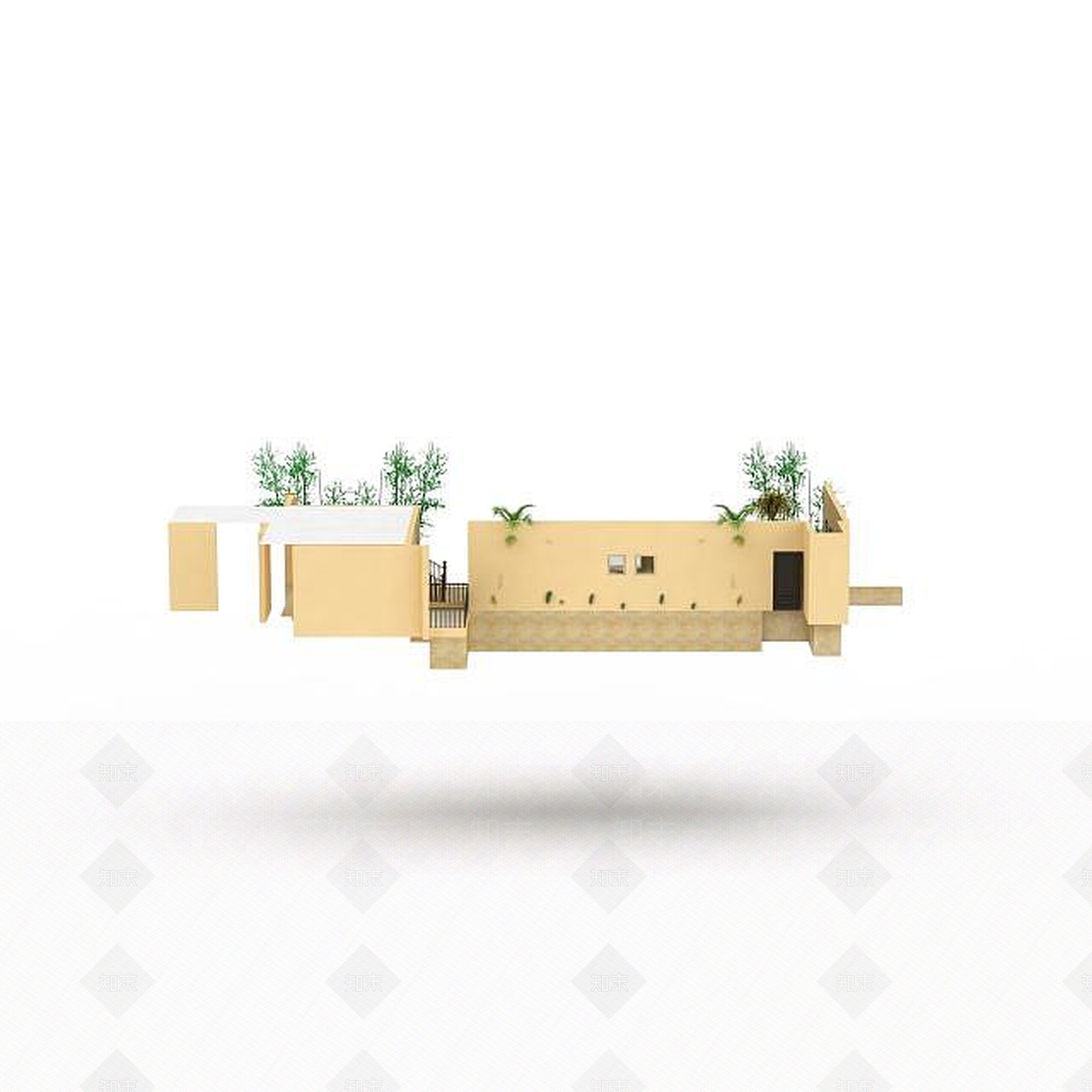 现代其他景观小品3D模型下载【ID:1193454126】