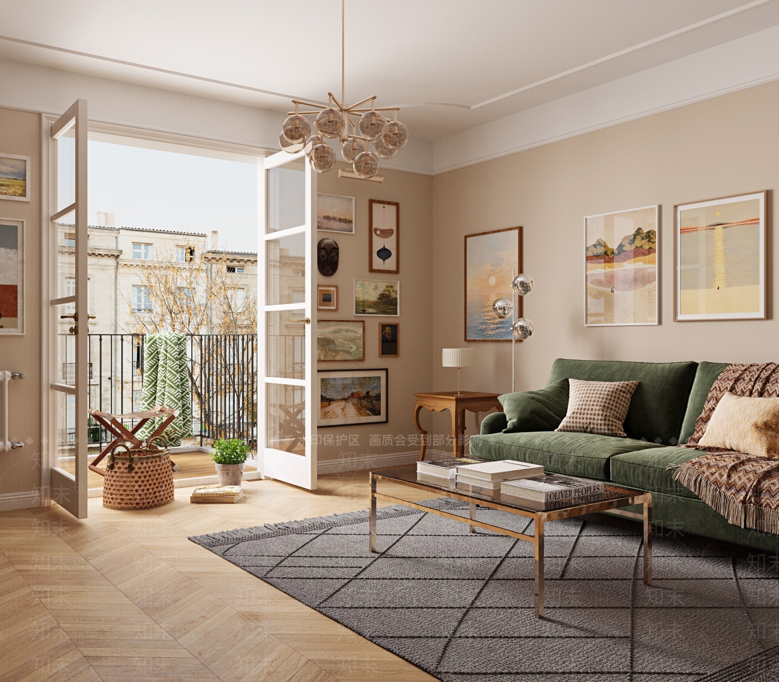 北欧中古公寓3D模型下载【ID:1193458074】