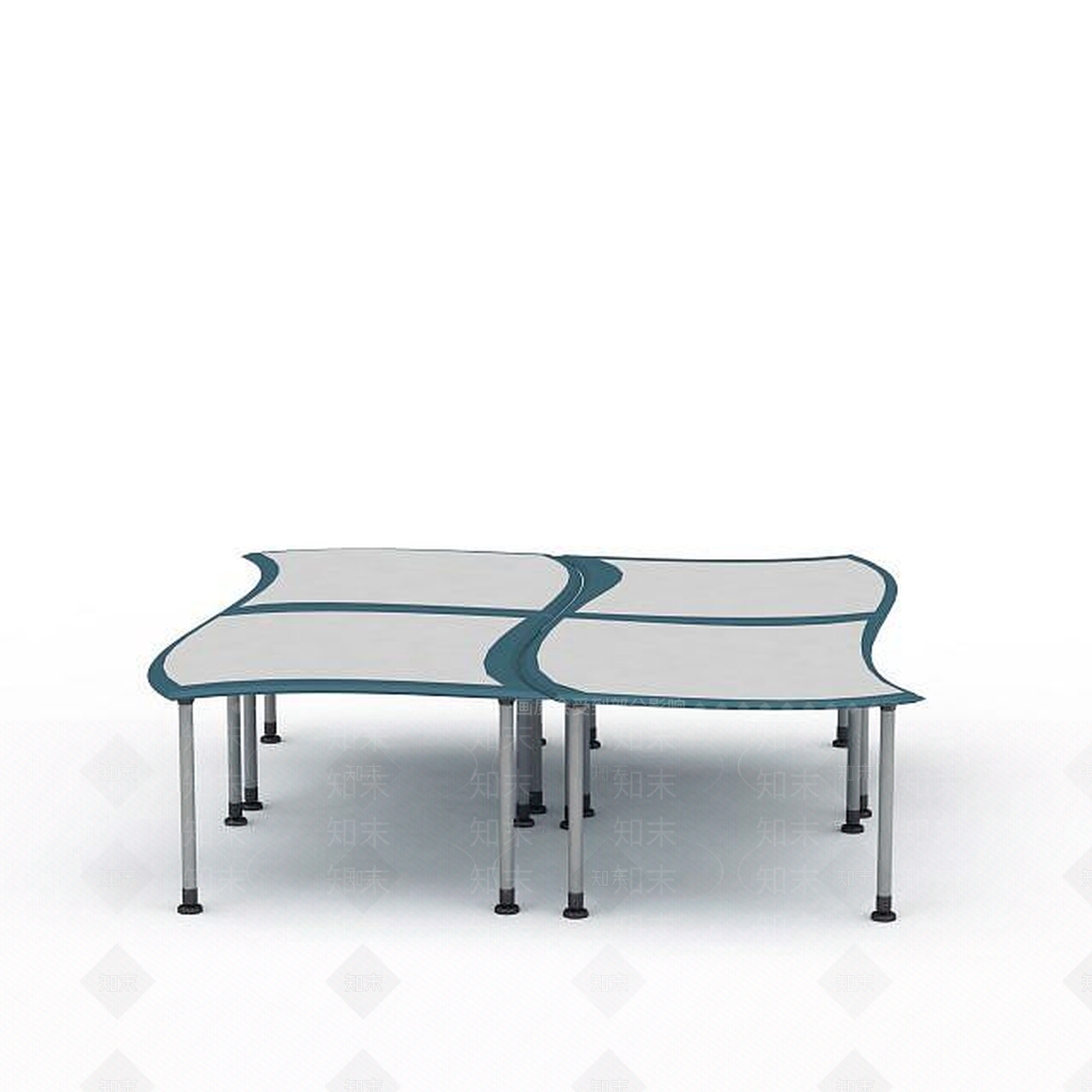 现代书桌3D模型下载【ID:1199061829】