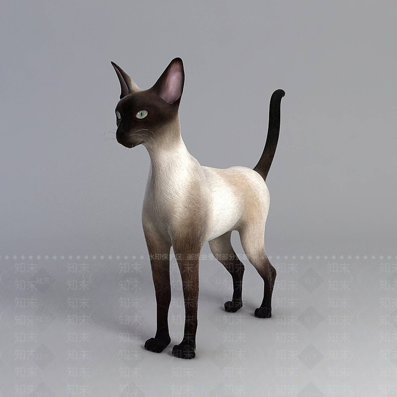 现代爬行类动物3D模型下载【ID:1193455143】