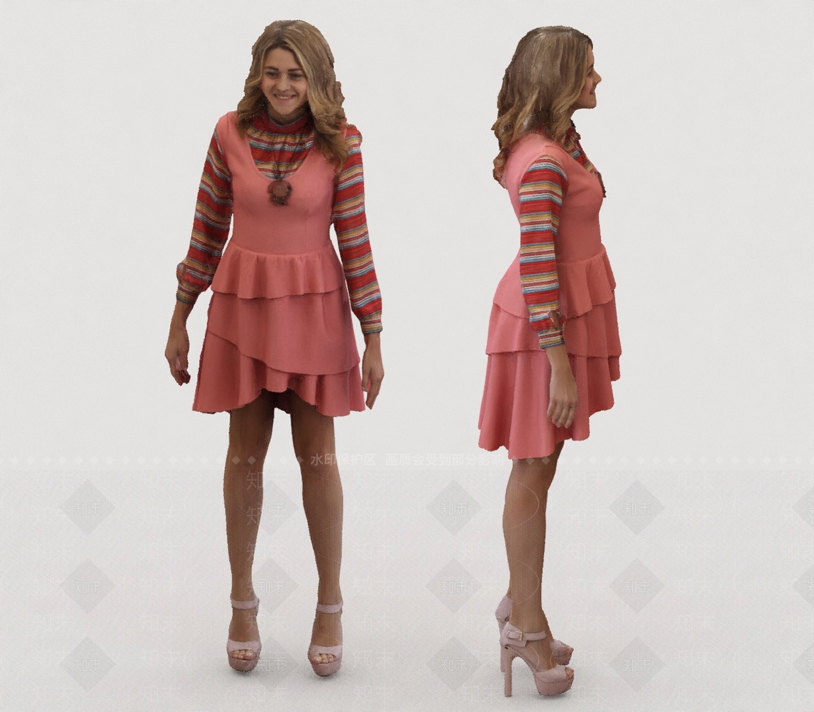 女人3D模型下载【ID:1193455202】