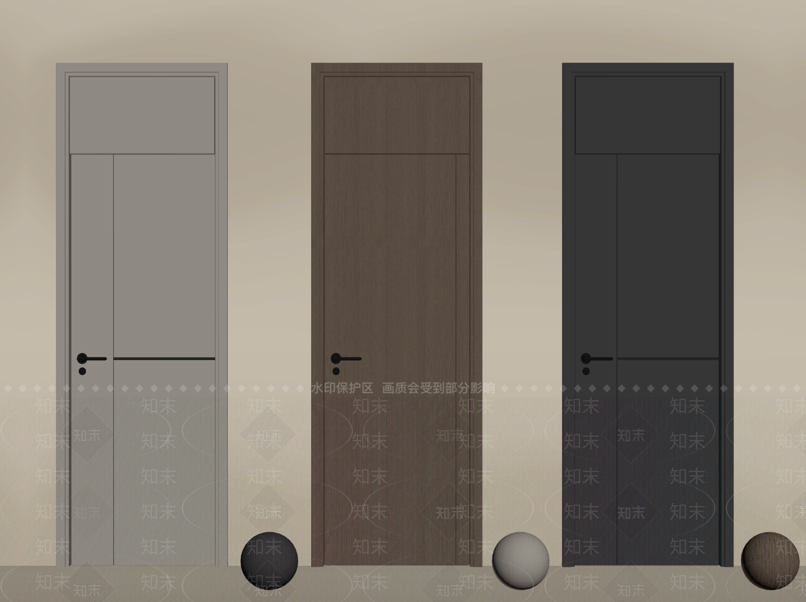 现代意式单开门SU模型下载【ID:1193455288】