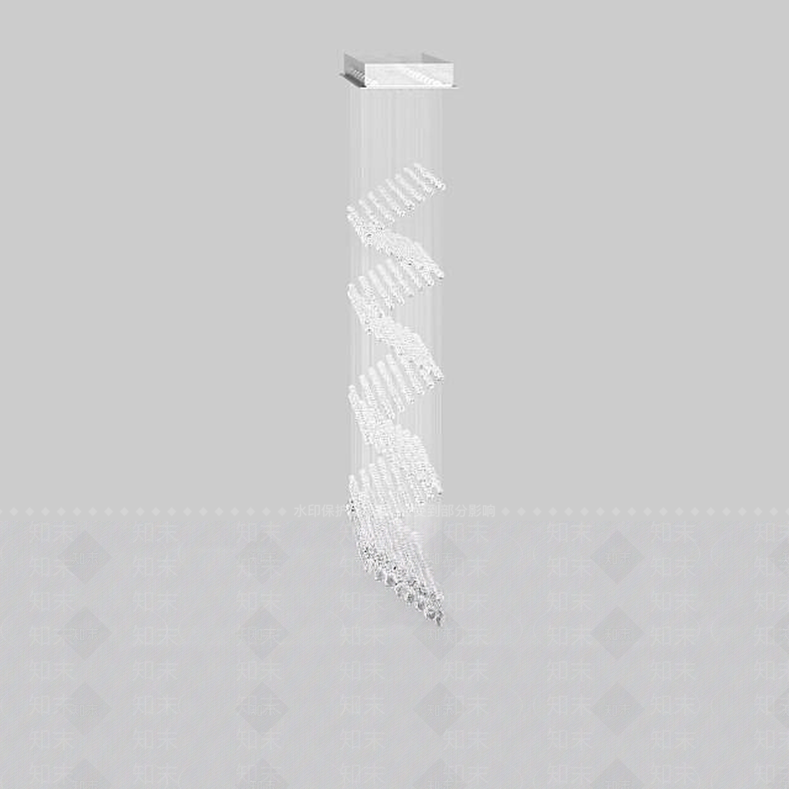 现代灯具组合3D模型下载【ID:1193455573】