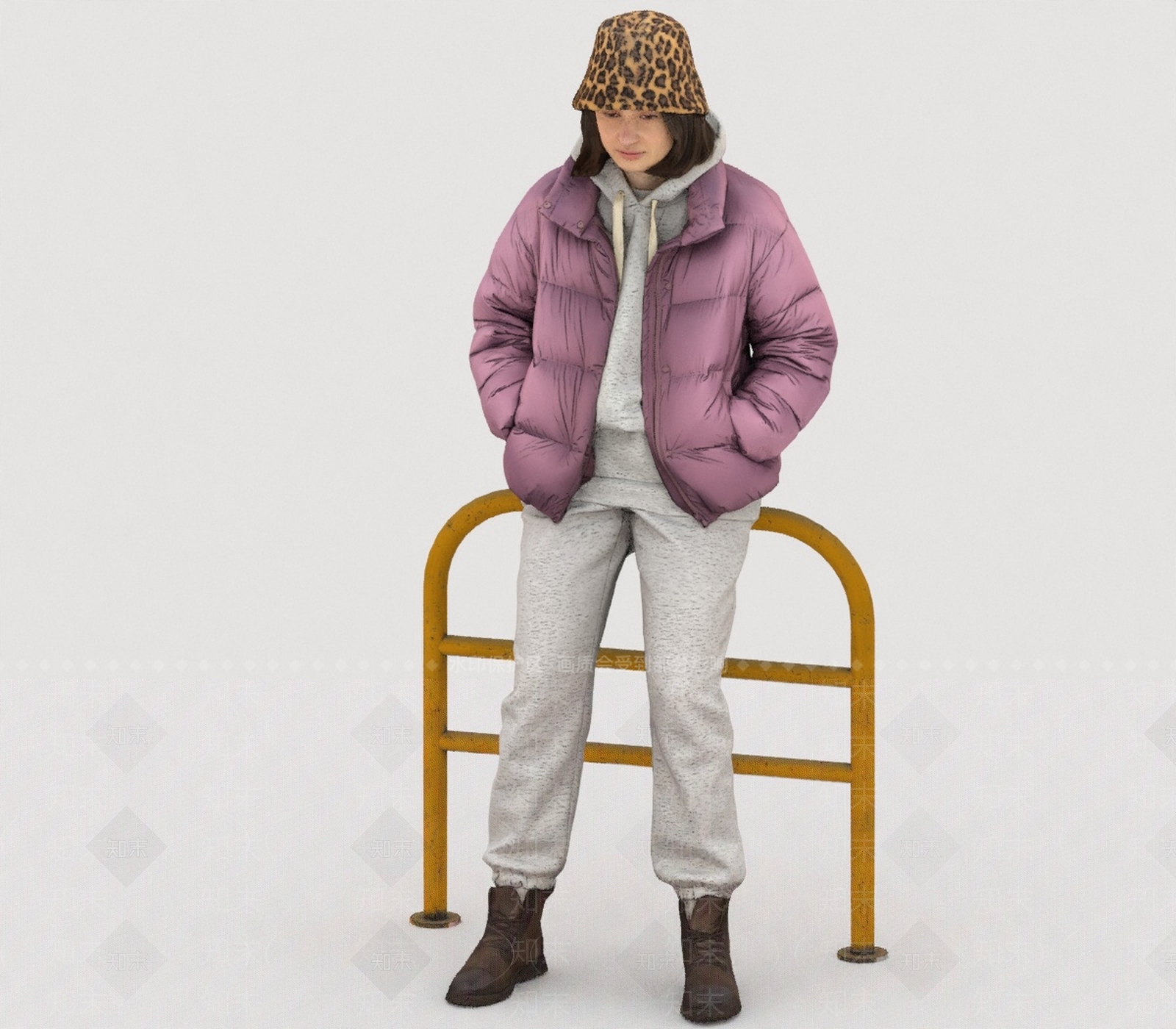 女人3D模型下载【ID:1193455861】
