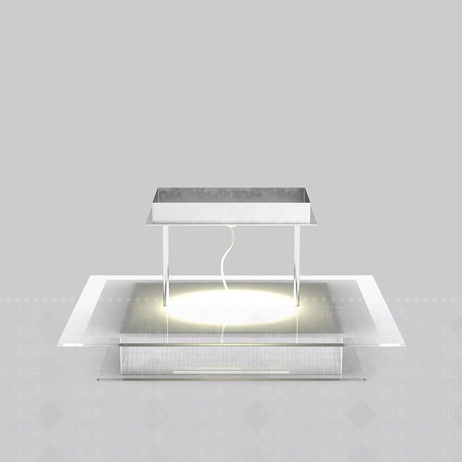 现代灯具组合3D模型下载【ID:1193455883】