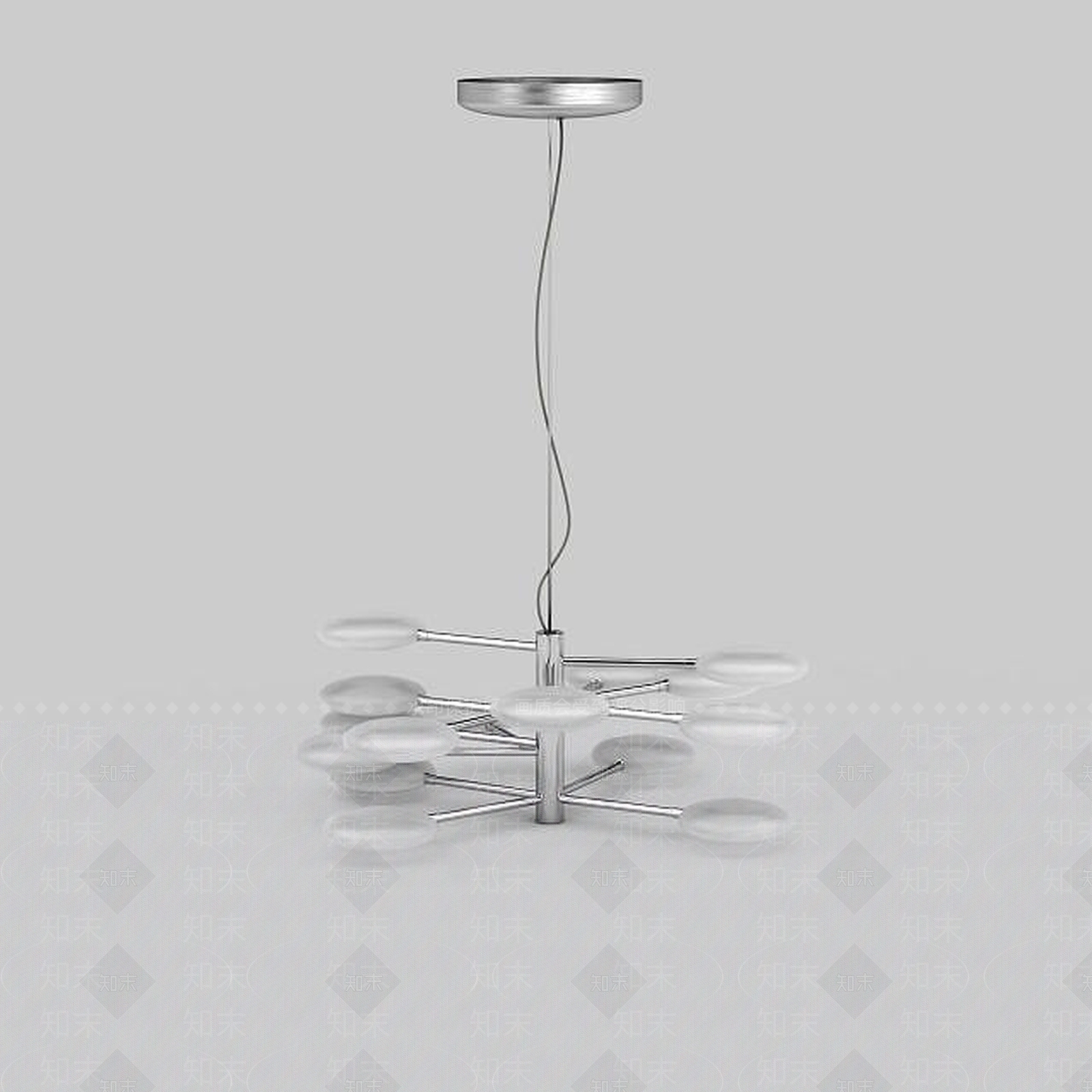 现代灯具组合3D模型下载【ID:1193456151】