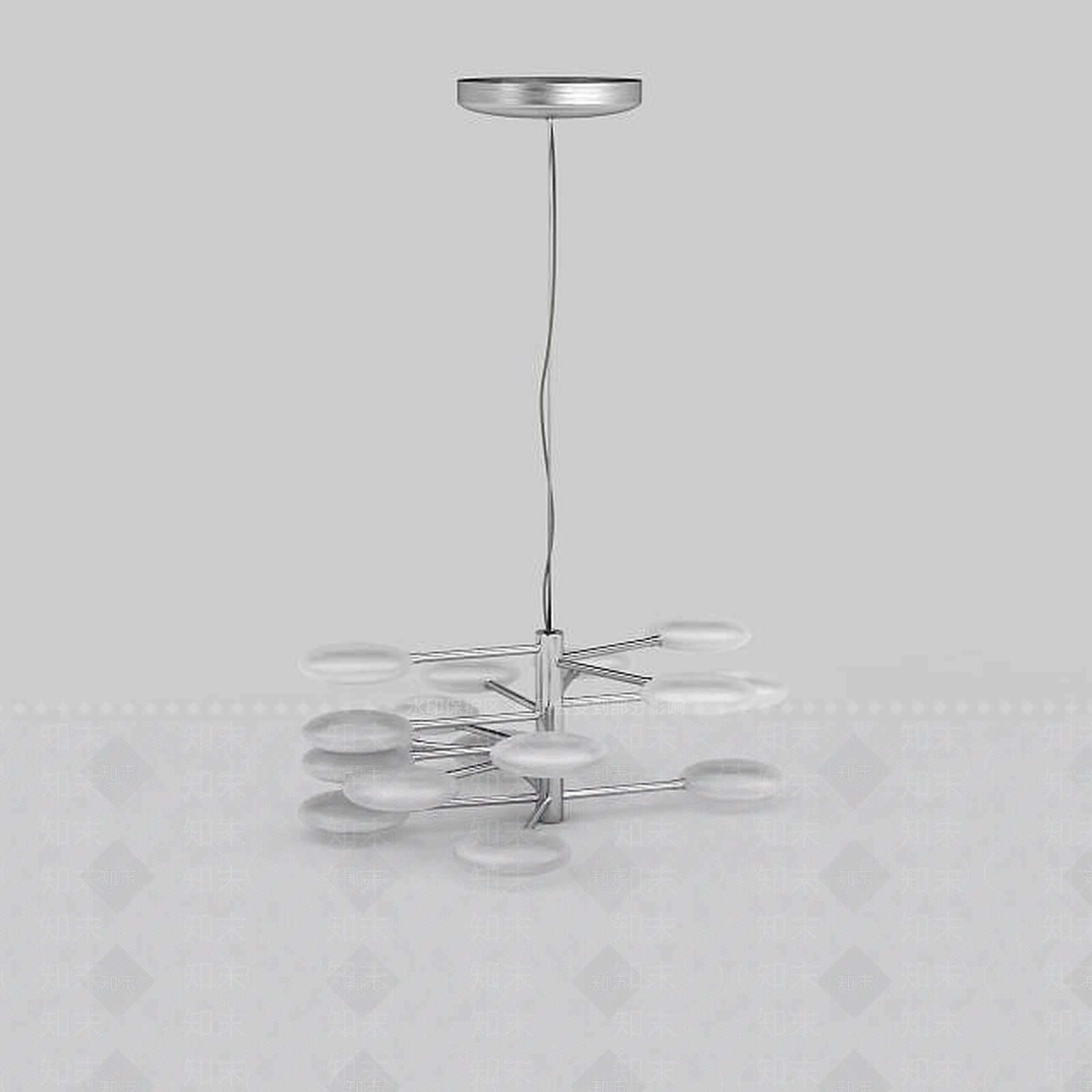 现代灯具组合3D模型下载【ID:1193456151】