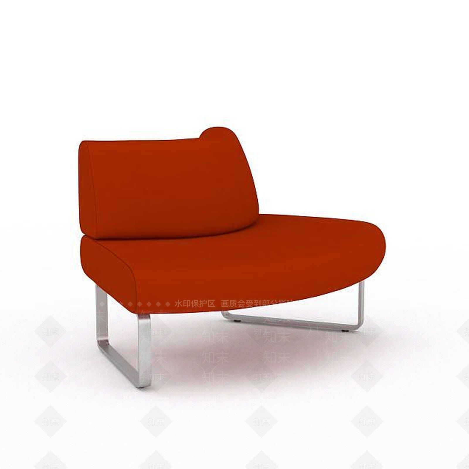 现代双人沙发3D模型下载【ID:1193459900】