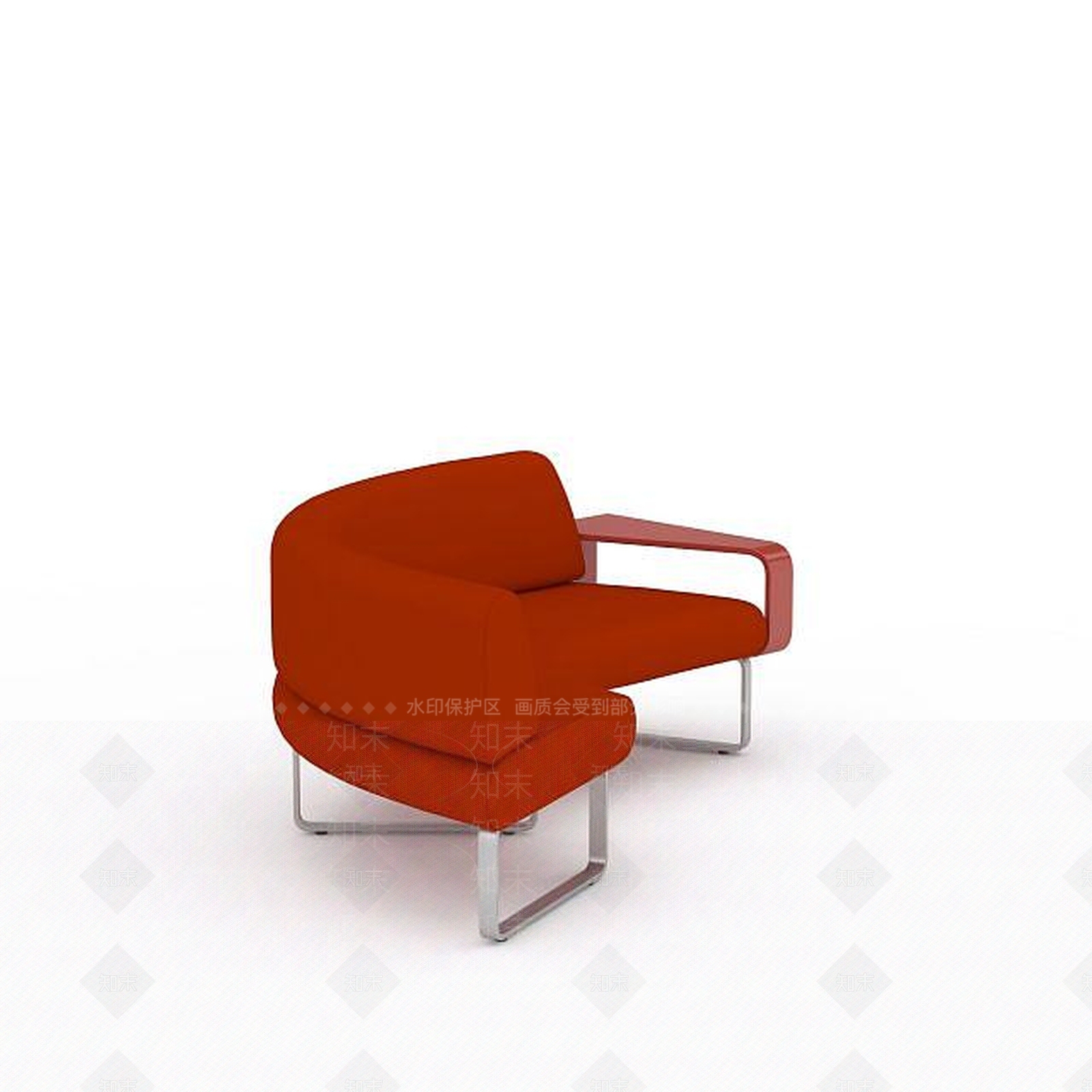 现代双人沙发3D模型下载【ID:1193459972】