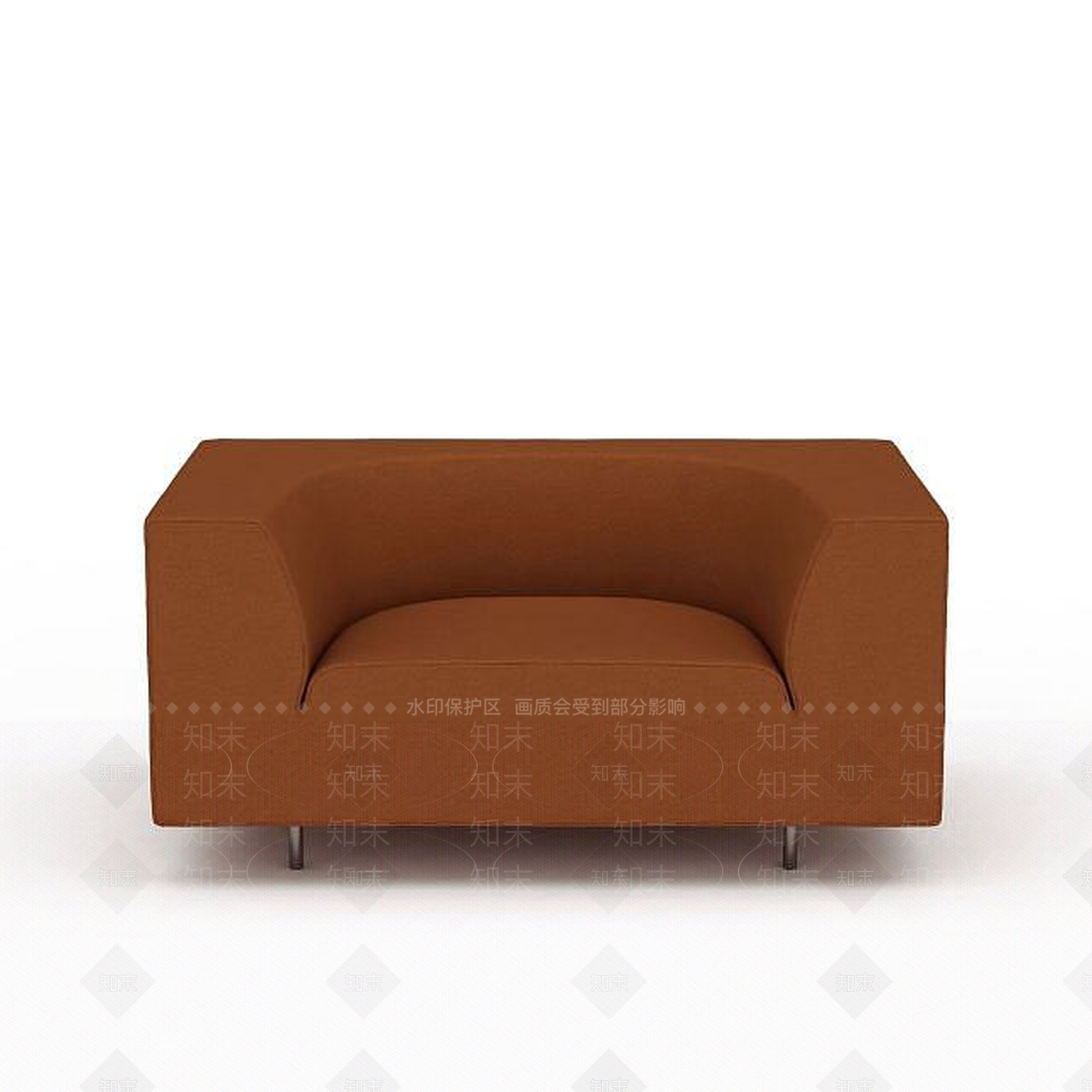 现代双人沙发3D模型下载【ID:1193460103】