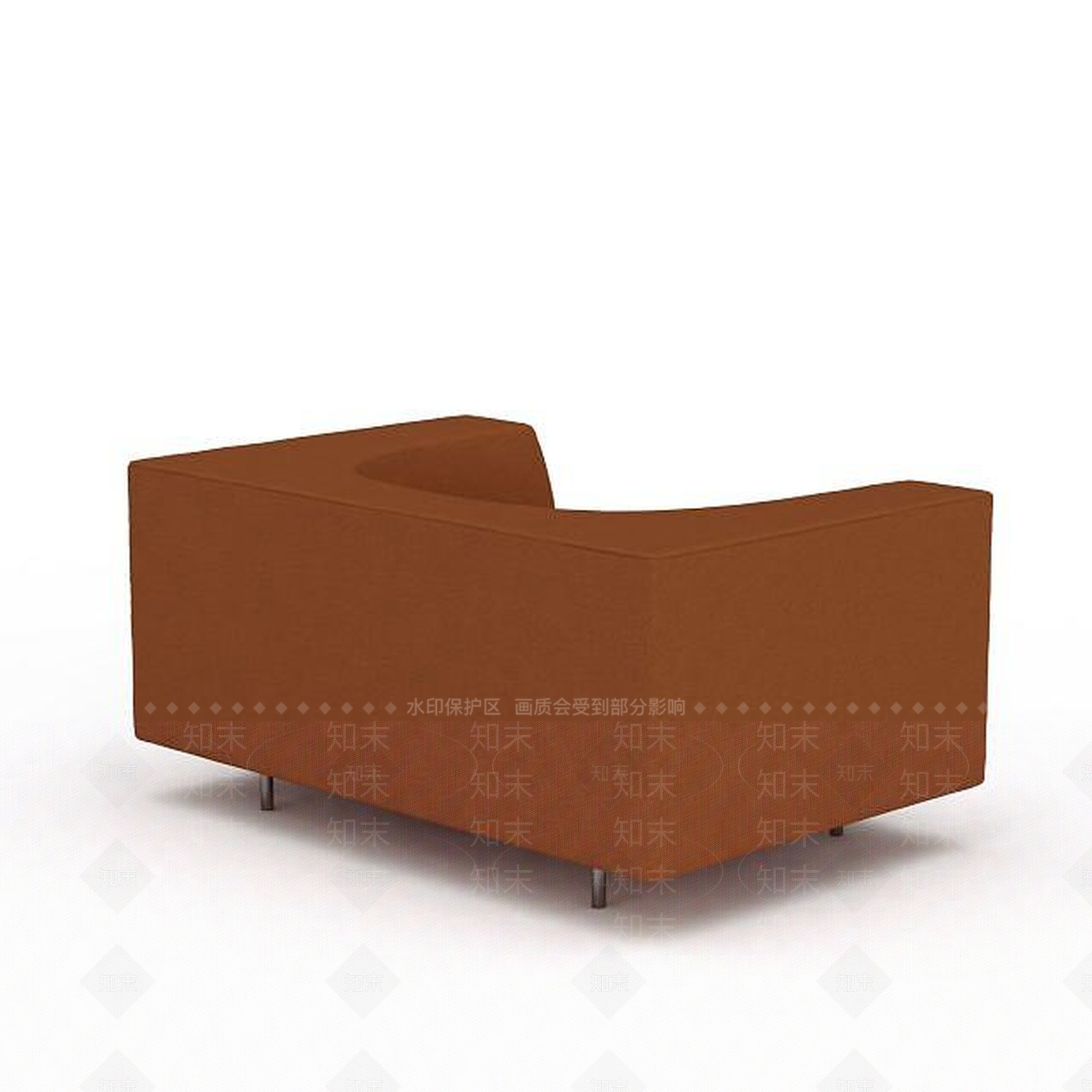 现代双人沙发3D模型下载【ID:1193460103】