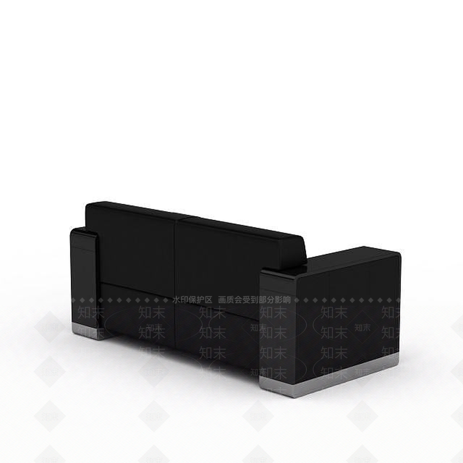 现代双人沙发3D模型下载【ID:1193460297】