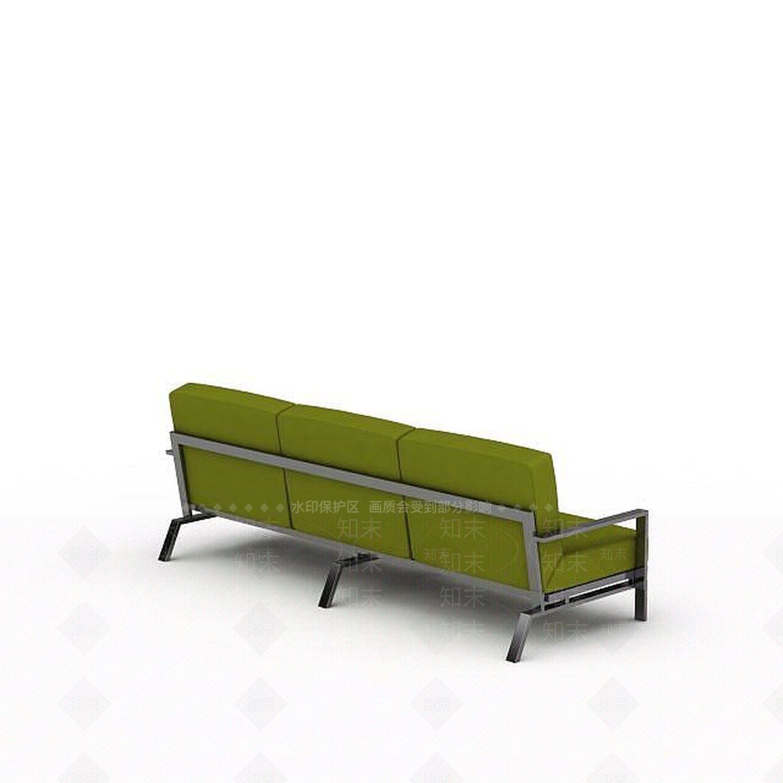 现代双人沙发3D模型下载【ID:1193460341】