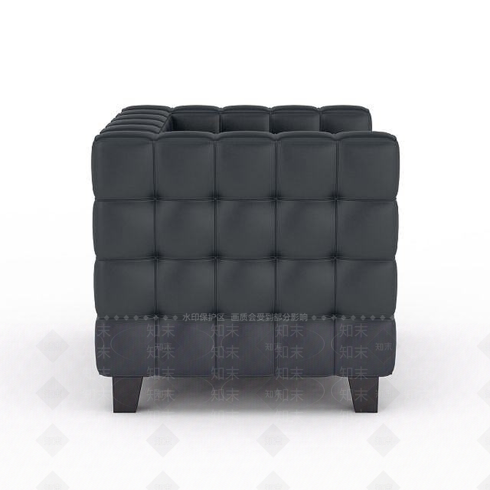 现代双人沙发3D模型下载【ID:1193460560】