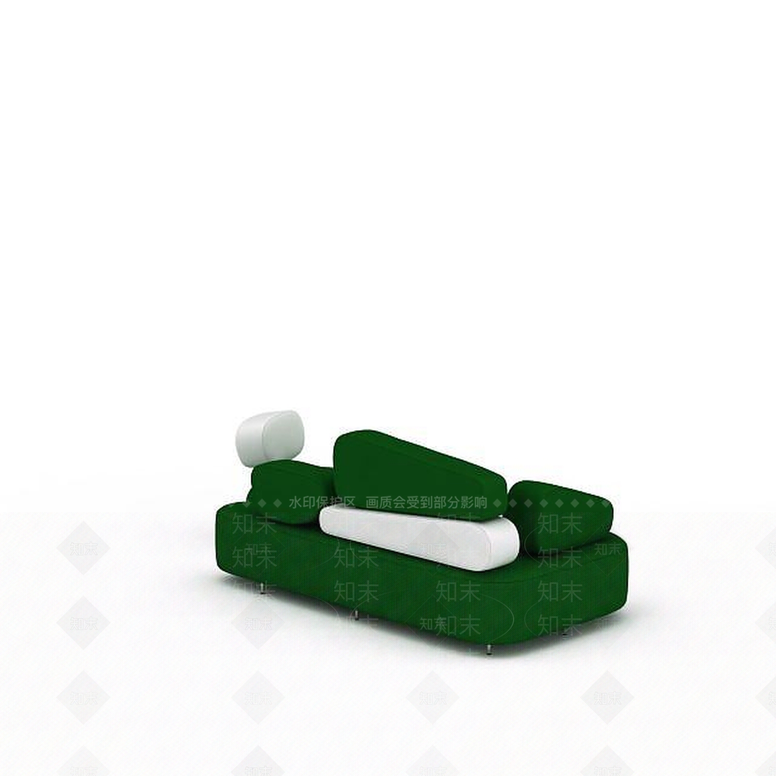 现代双人沙发3D模型下载【ID:1193460758】