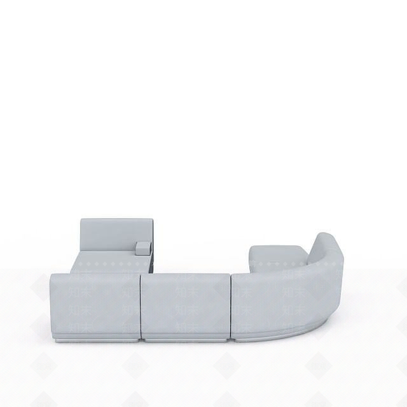 现代双人沙发3D模型下载【ID:1199054279】