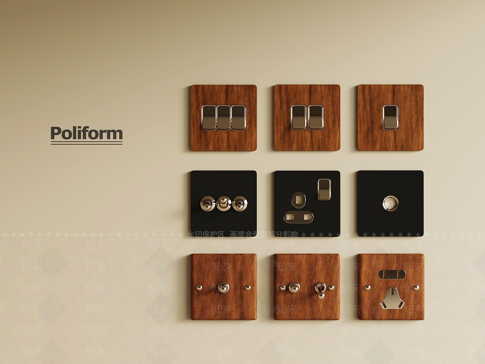 现代插座SU模型下载【ID:1193461112】