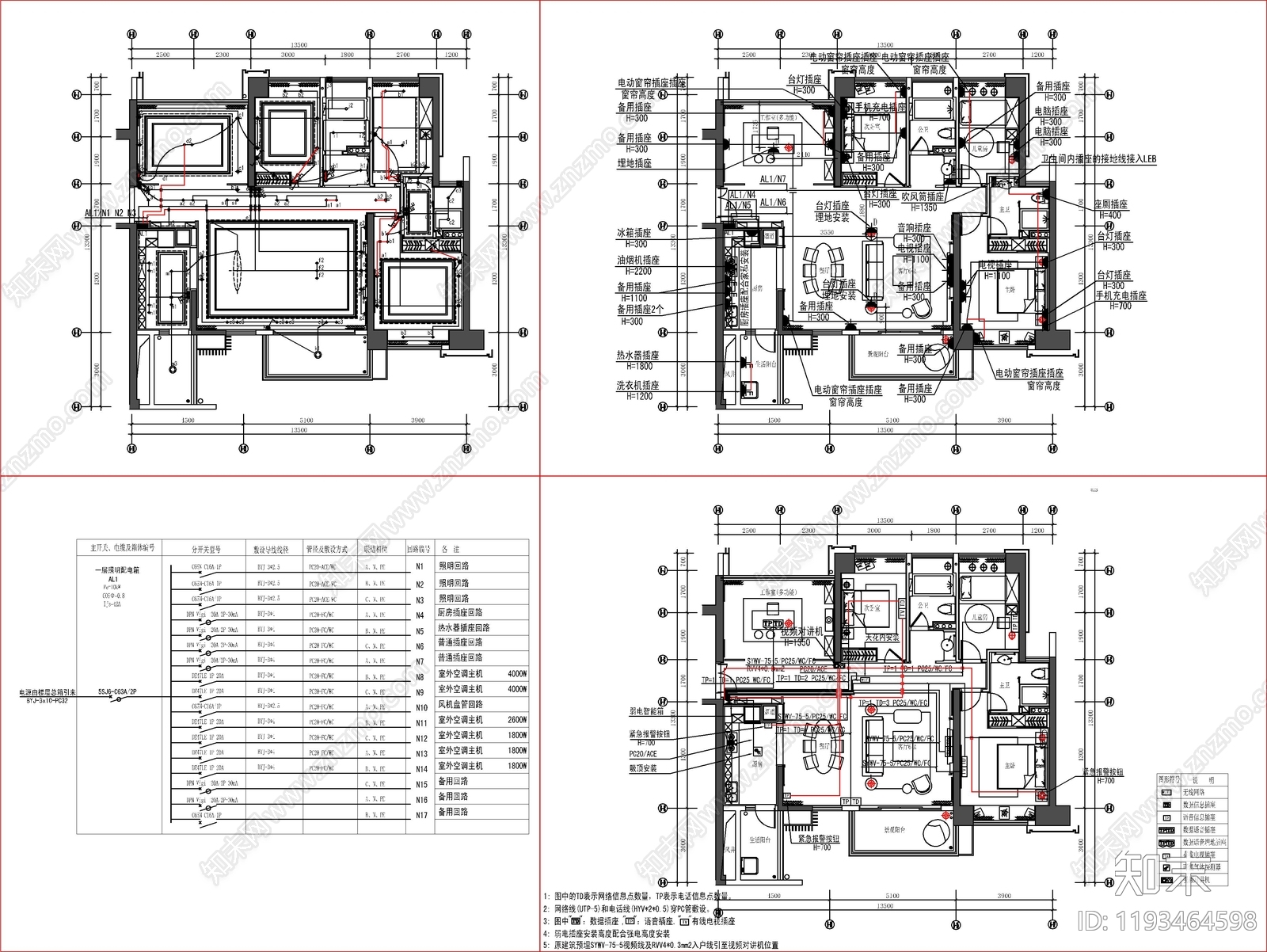 电气图施工图下载【ID:1193464598】