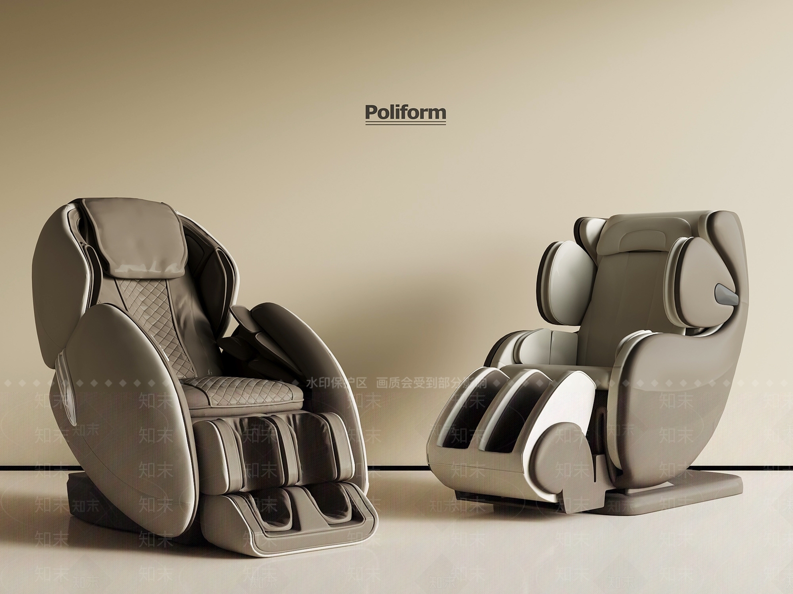 现代按摩椅3D模型下载【ID:1193465062】