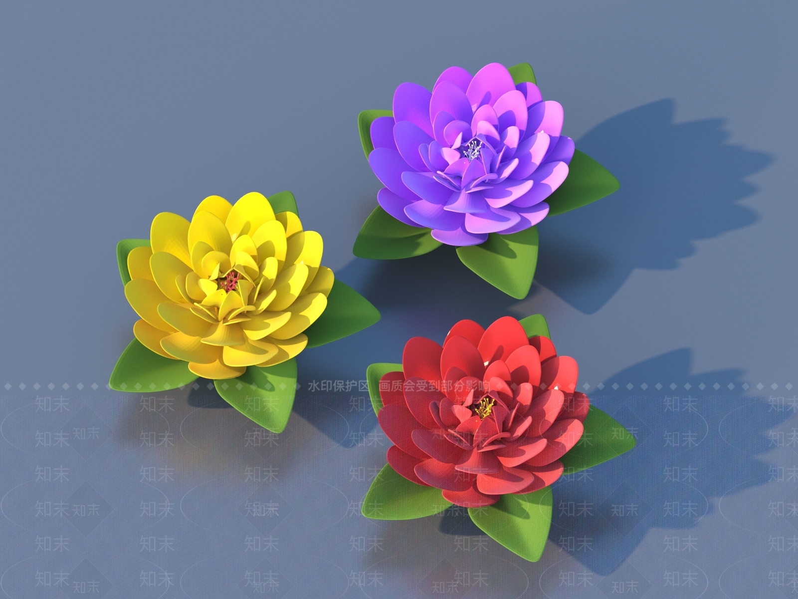 花3D模型下载【ID:1193465164】