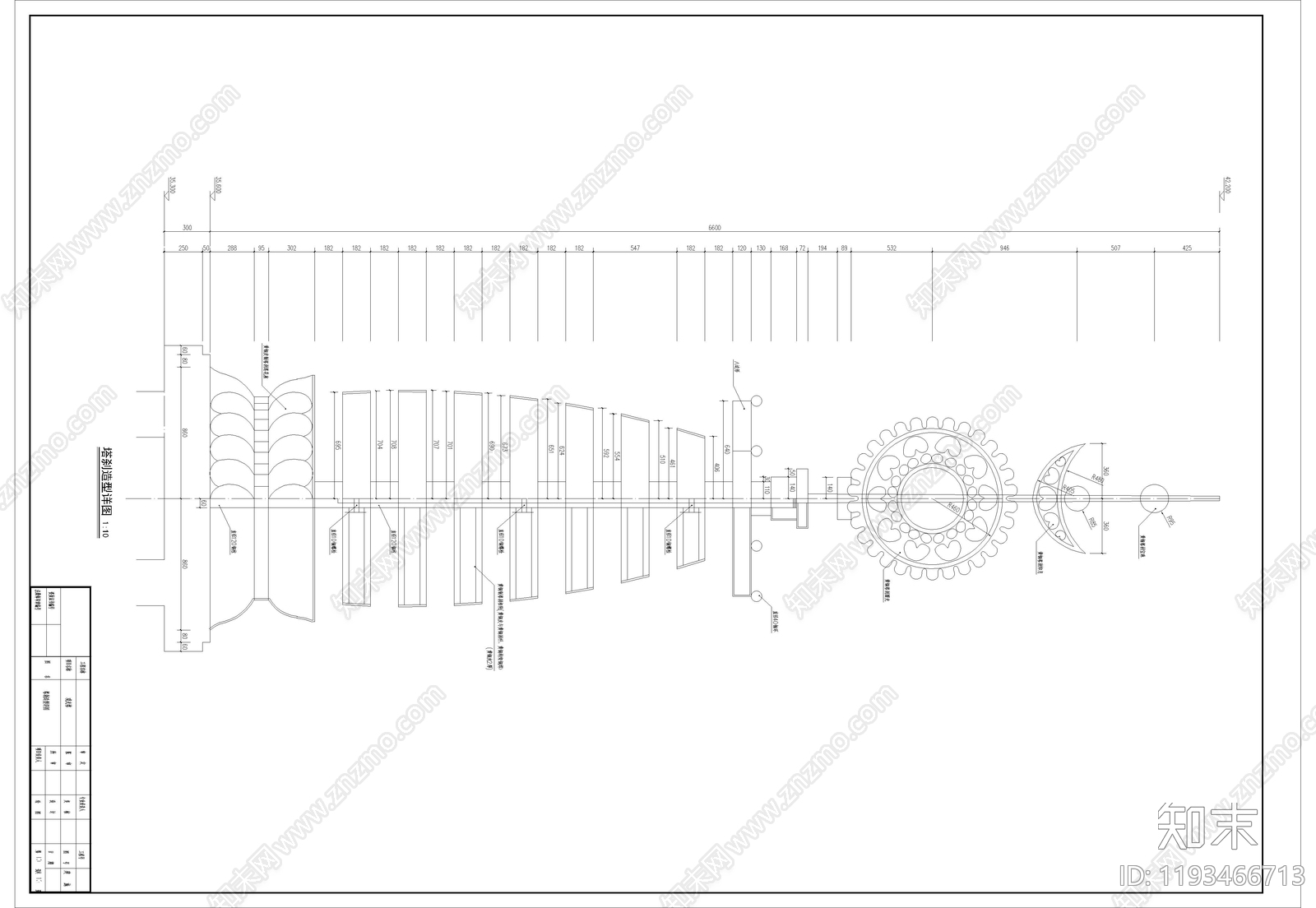 仿古建筑cad施工图下载【ID:1193466713】