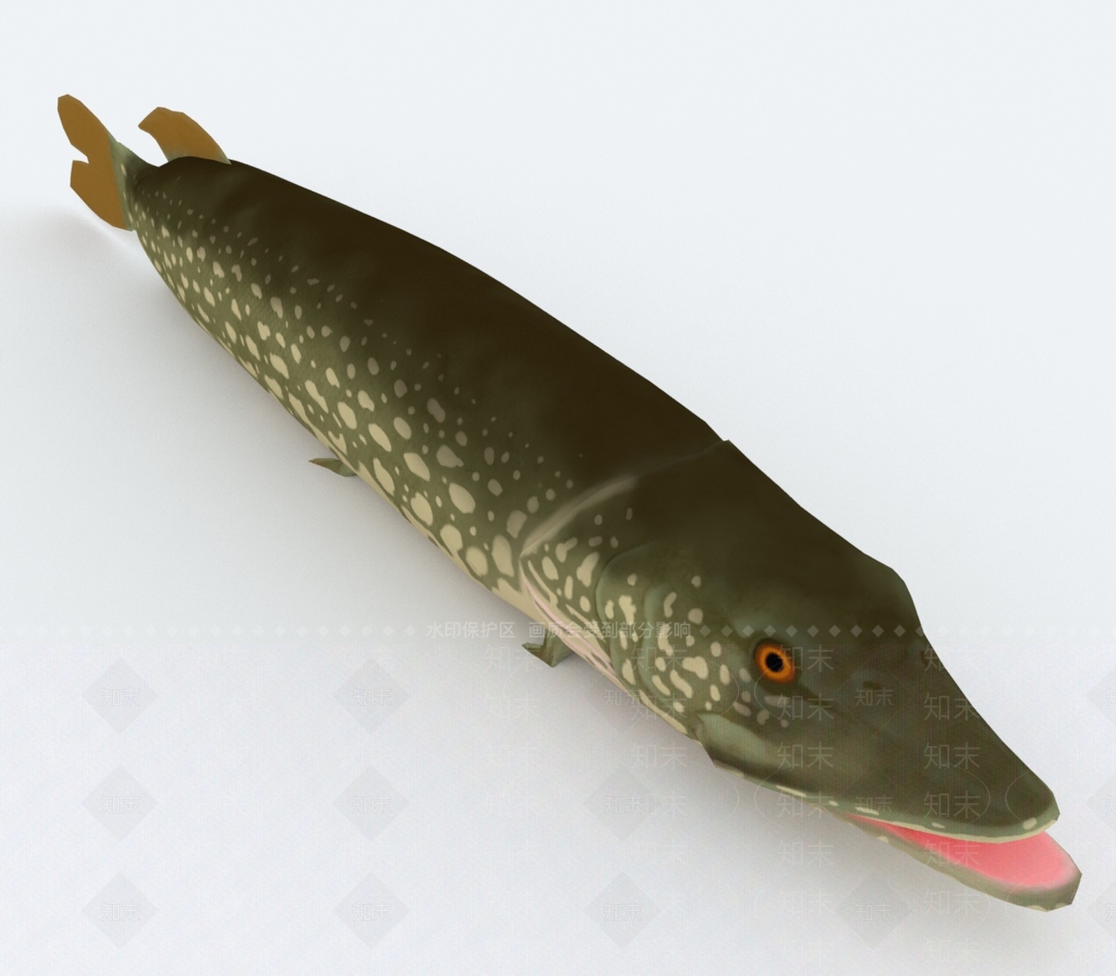 水生类动物3D模型下载【ID:1193490514】