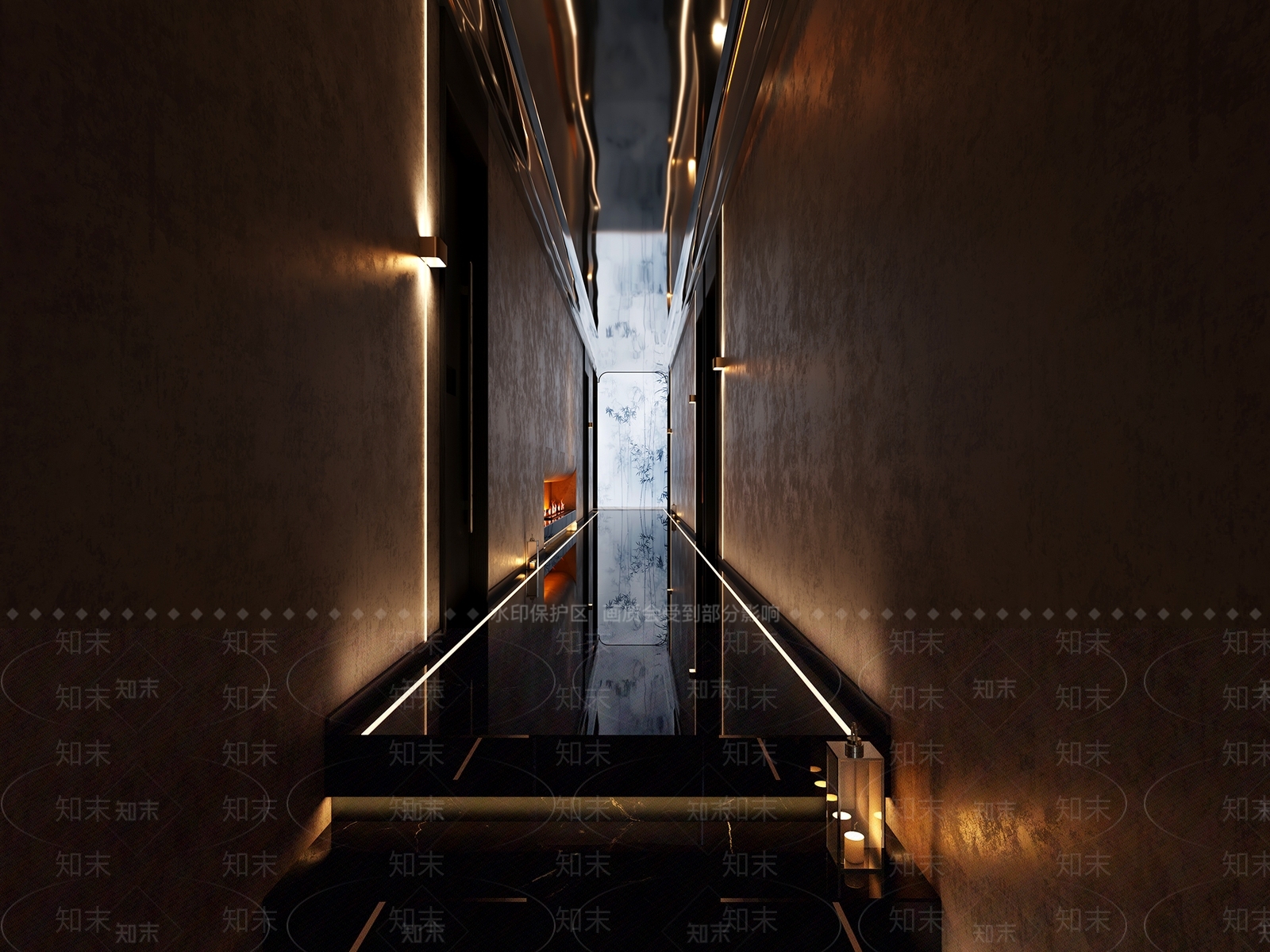现代新中式足浴店3D模型下载【ID:1193470234】