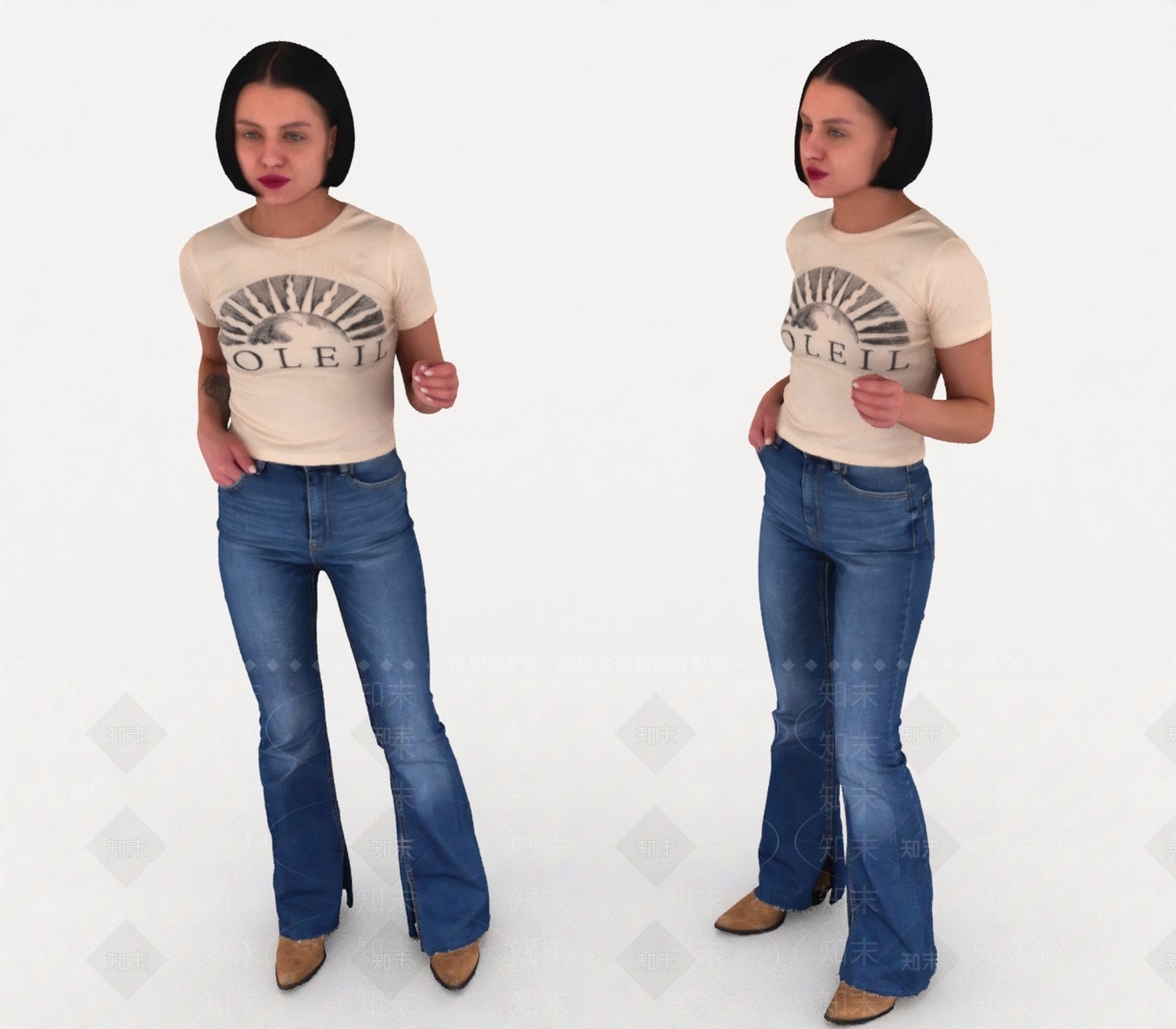 女人3D模型下载【ID:1193470632】