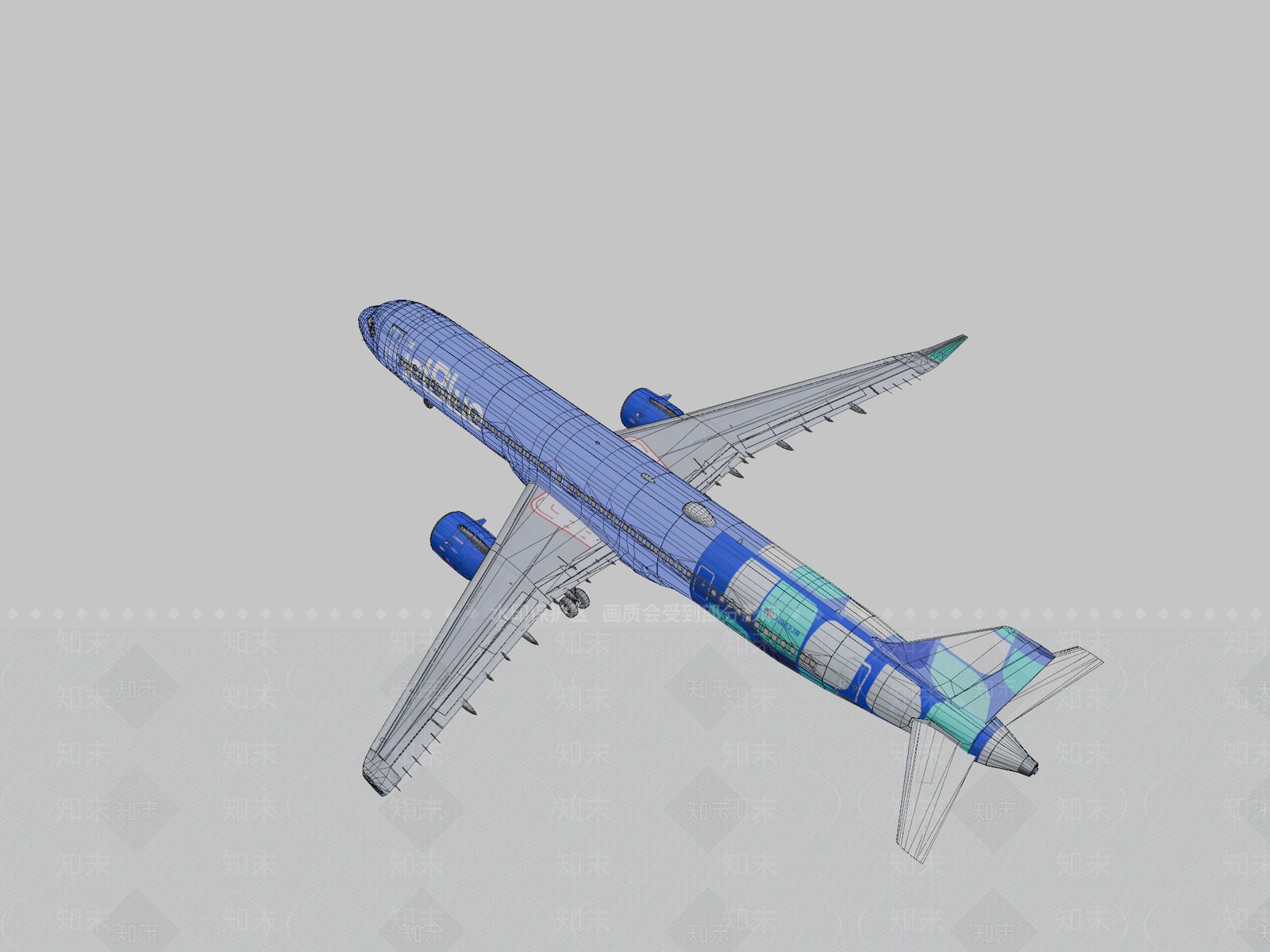 飞机3D模型下载【ID:1193474906】
