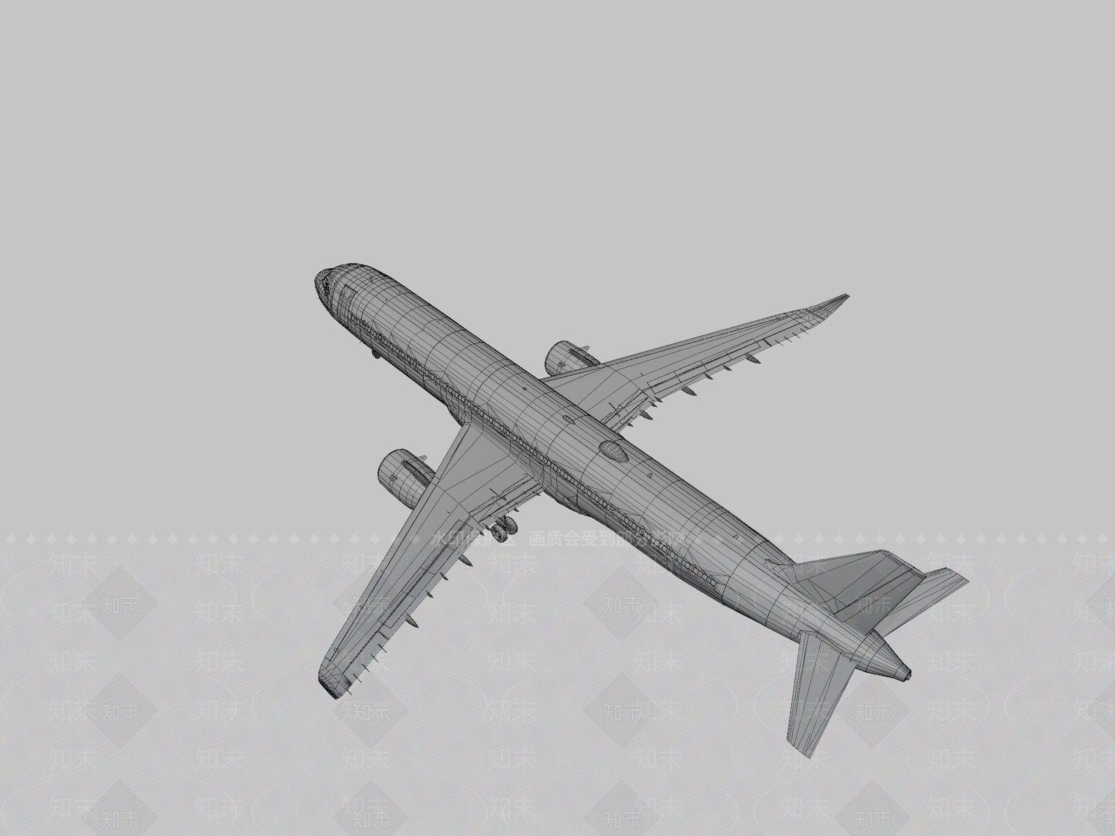 飞机3D模型下载【ID:1193474906】